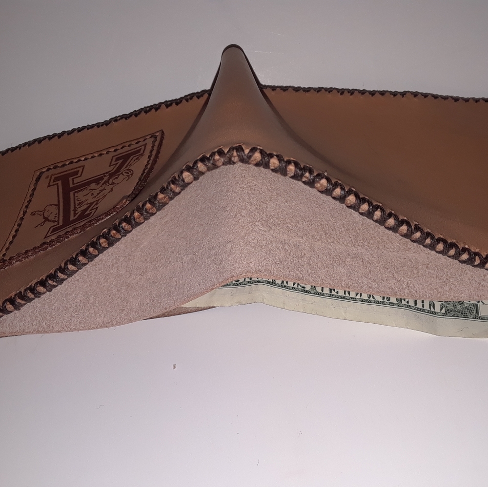 Handmade Arkansas "A" Razorback Wallet - Picture 5 of 5